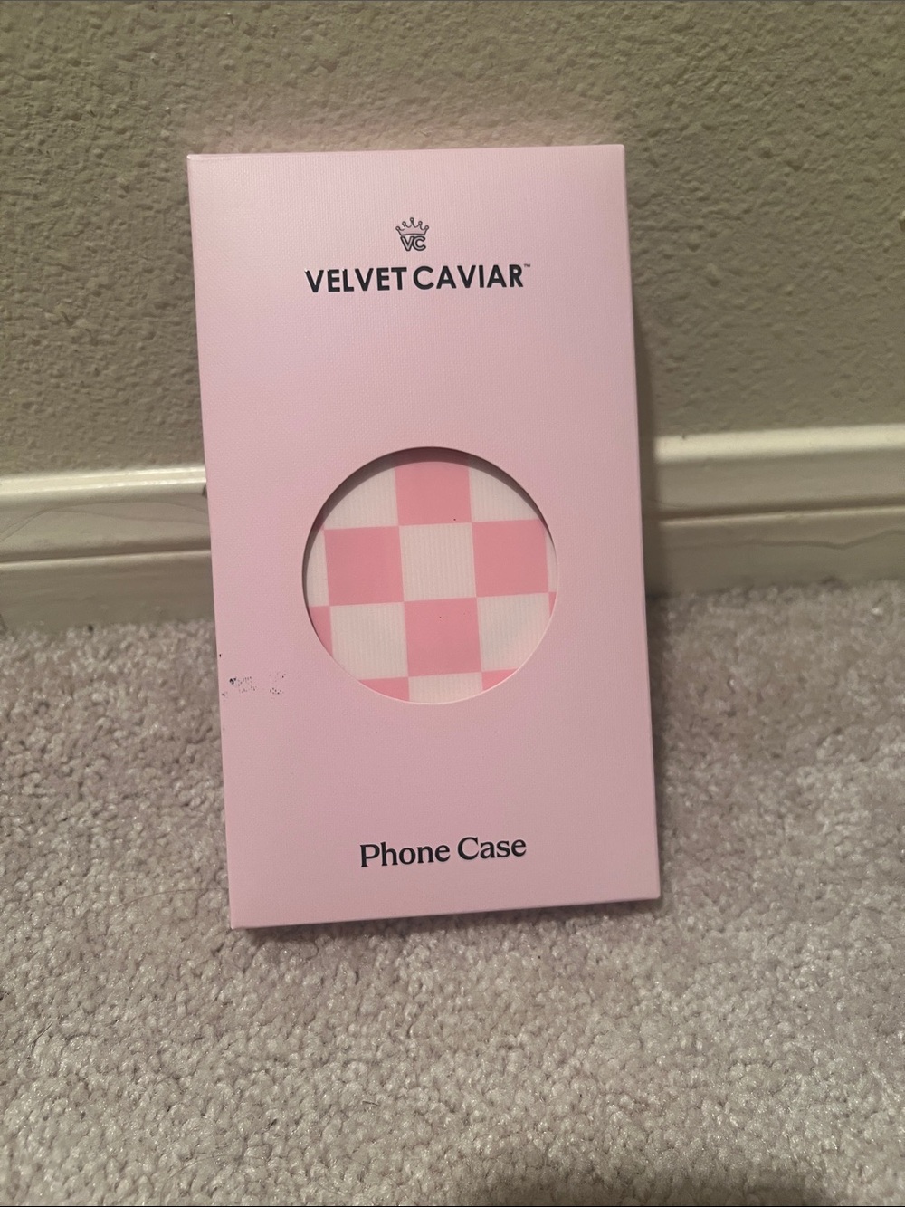 Velvet Caviar Pink Checkerboard Phone Case - Soft Pink & White IPhone 13 Pro